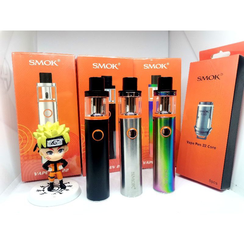 Smok Vape Pen 22 Starter Kit 1650mah Beginner Vape Vape mod Pod Juice Not include - Shopee Philippines
