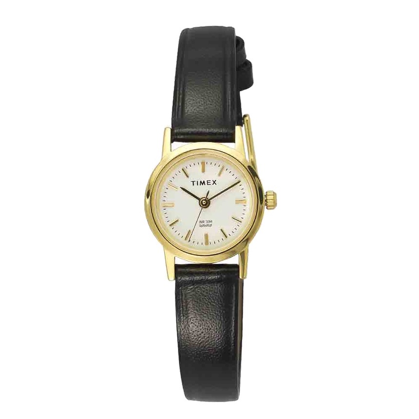 Timex Ab Series Black Leather Watch For Women TW00B300E Basics | Shopee  Philippines