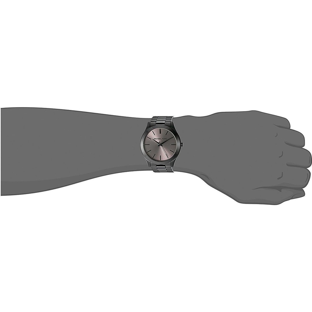 michael kors men's slim runway black watch mk8507