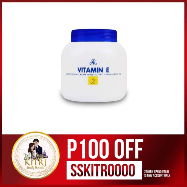 AR Vitamin E cream 100 ORIGINAL FROM THAILAND Shopee Philippines