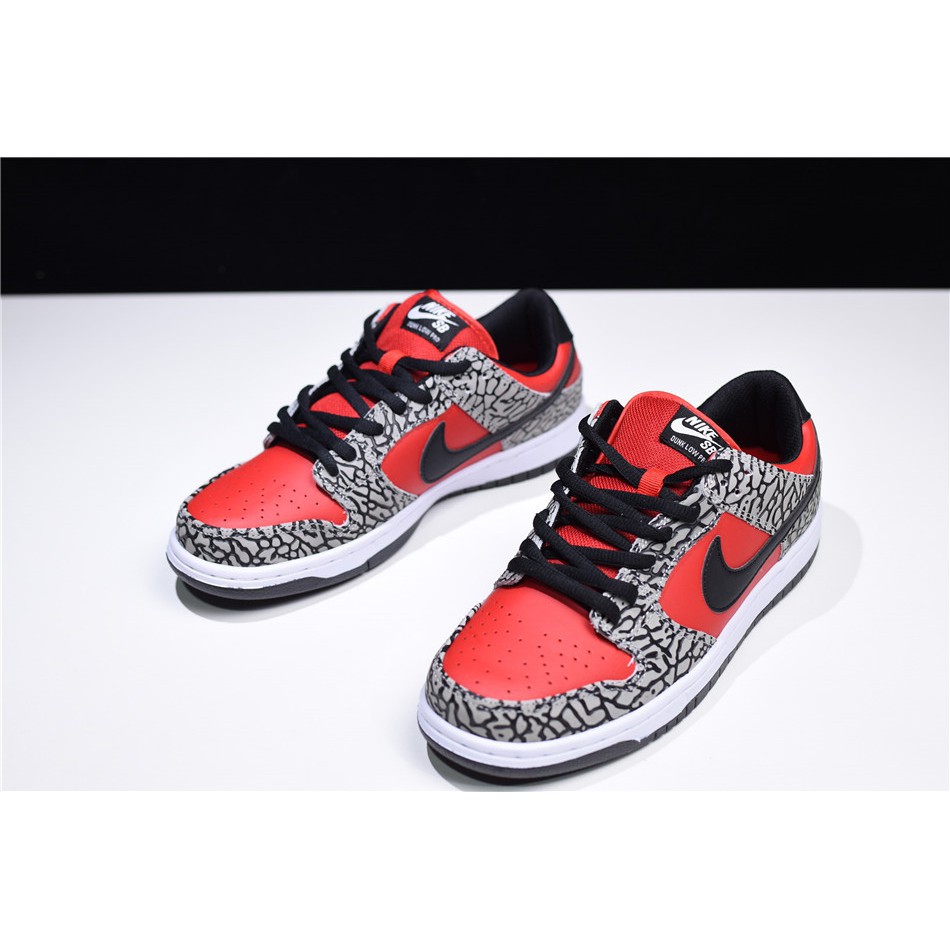 supreme dunk red cement