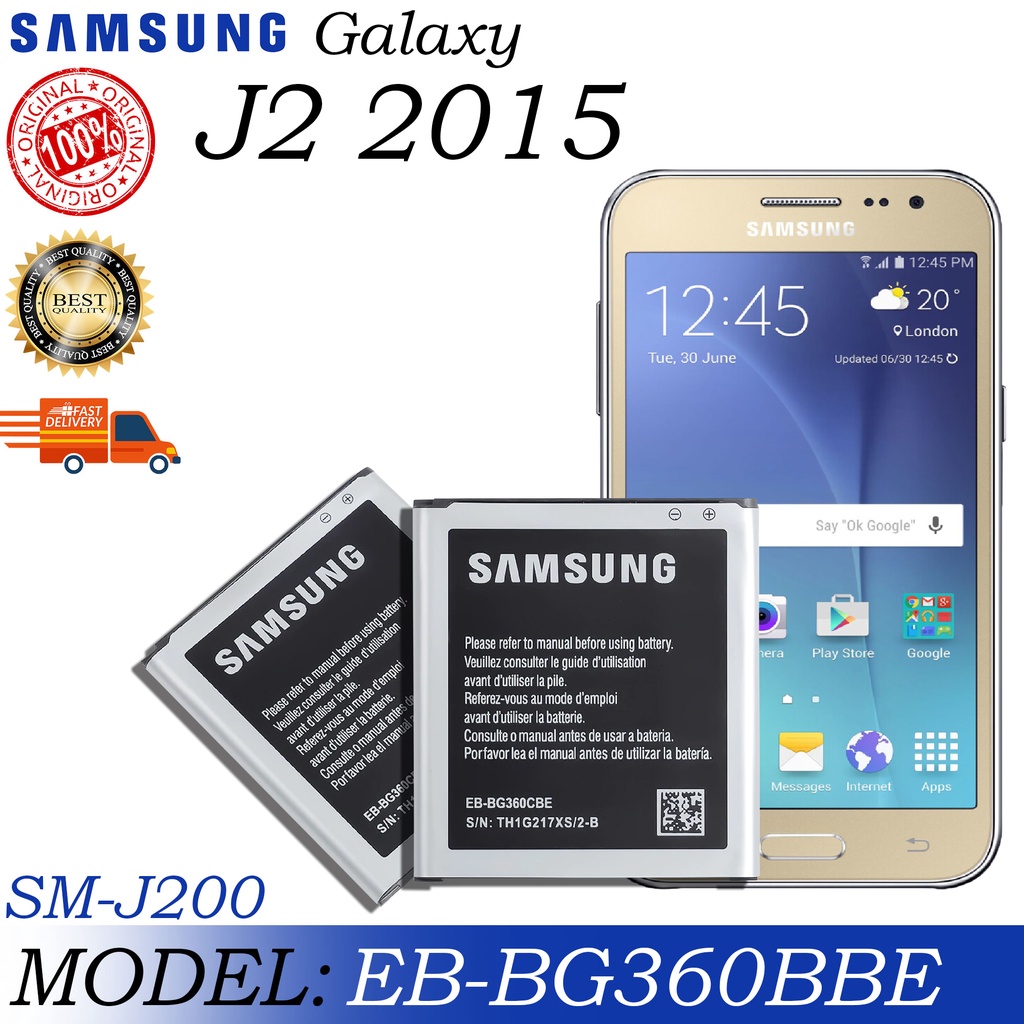 Original Samsung Galaxy J2 15 Sm J0 Eb G360bbe 00mah 100 Original Capacity Shopee Philippines