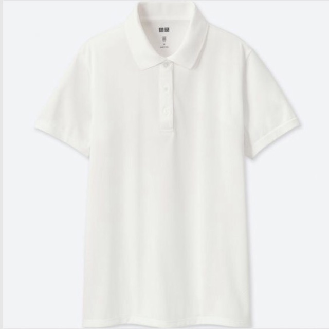 uniqlo white polo