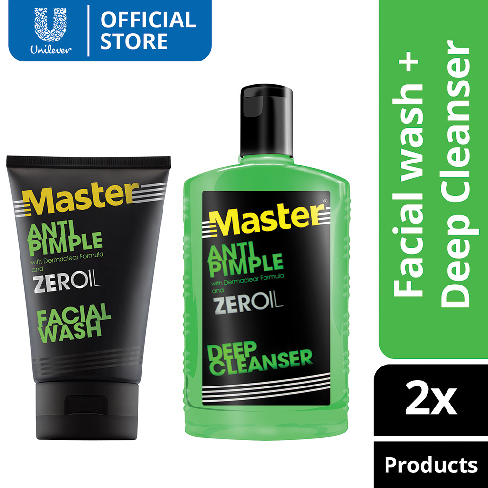 [Bundle of 2] Master Anti Pimple Facial Wash 100g + Master Anti Pimple