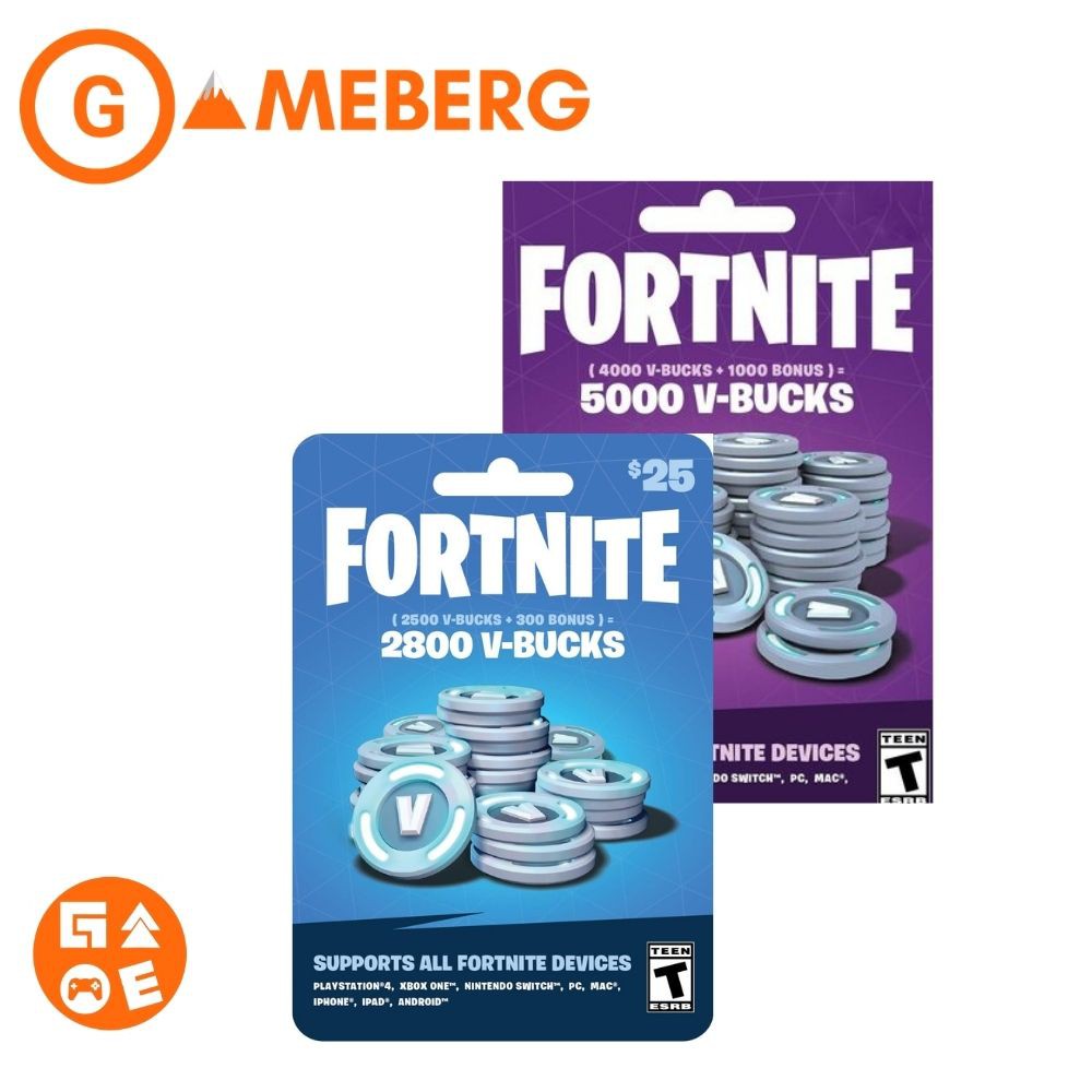 Fortnite 2800 5000 Vbucks V Bucks Gift Card Shopee Philippines