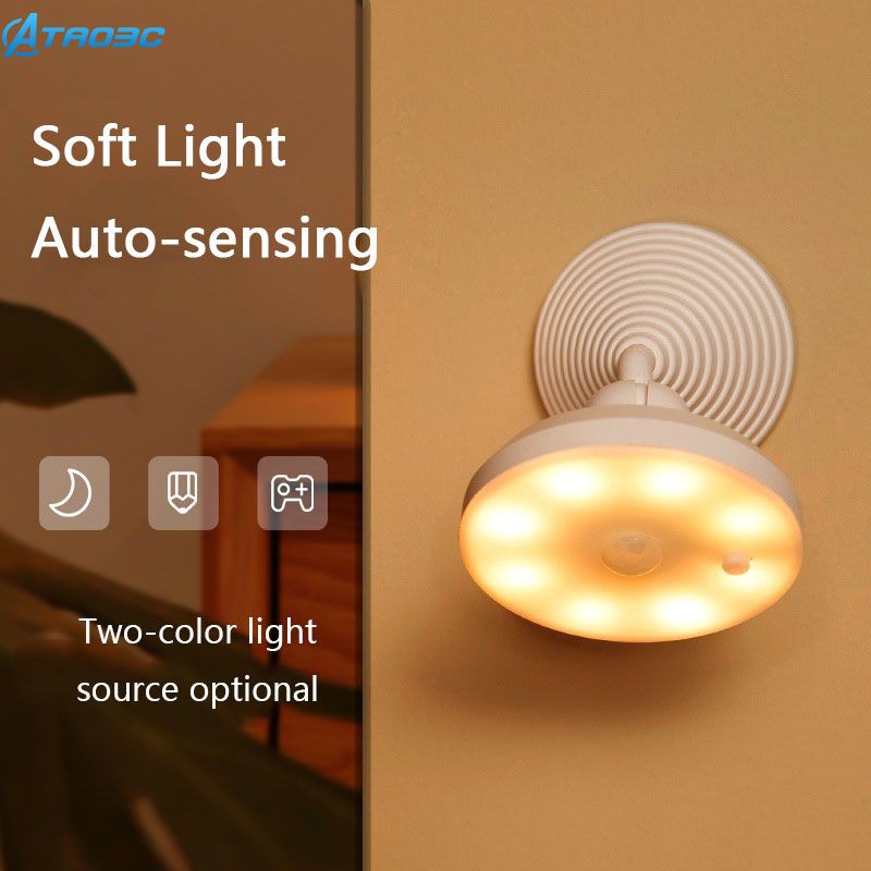 spinning night light motion lamp