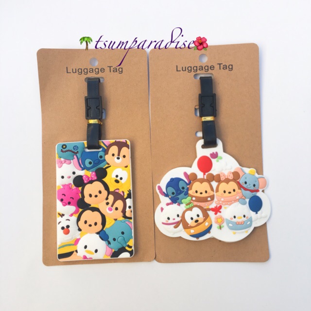 disney ufufy luggage tags