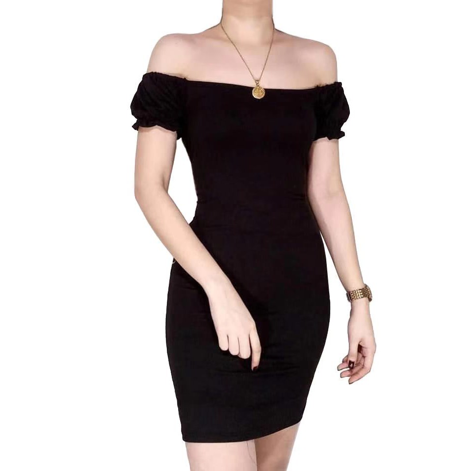 shopee off shoulder dress