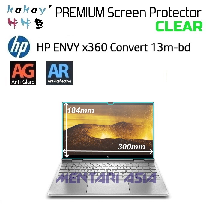 Screen Protector HP Envy x360 13mbd KAKAY Premium CLEAR PET Film