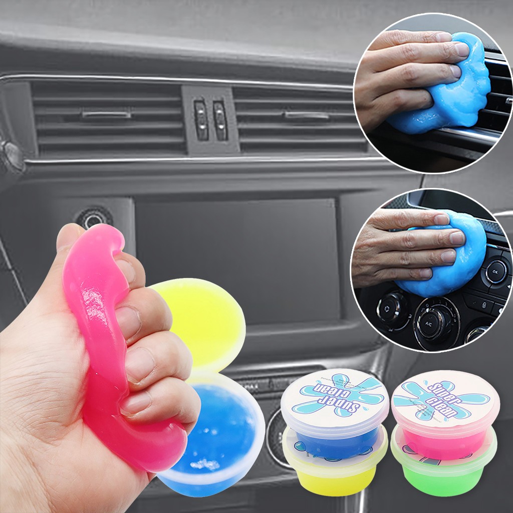 Magic Soft Sticky Clean Glue Slime Dust Dirt Cleaner For Car Cleaning