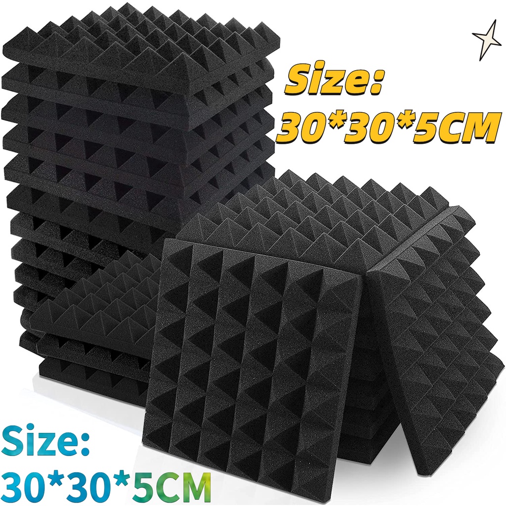30*30*5cm sound proof wall foam for recording Padding Foam Panels