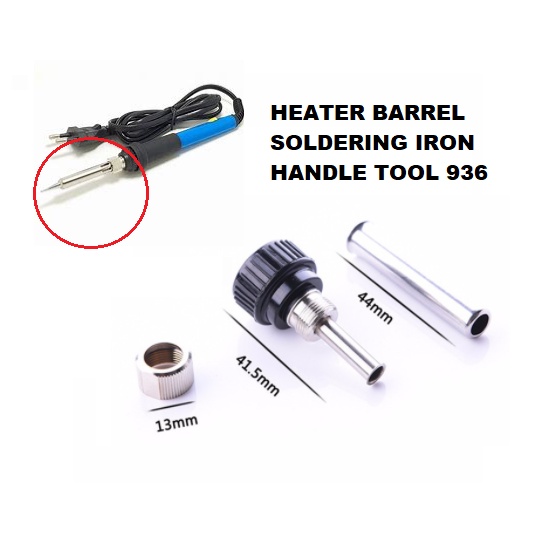 Soldering Barrel Soldering Iron Heater Barrel 936 Neck Head Handle