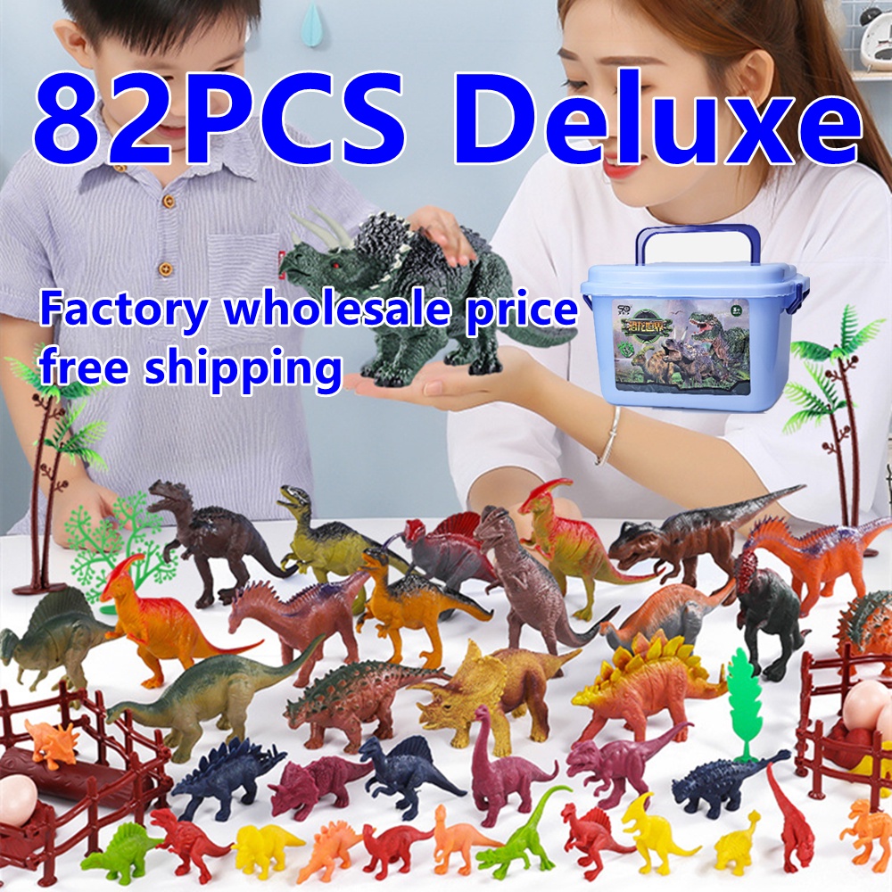 Ocean/Wild/farm/dinosaur/reptile/insect animals rubber figures 4-8 inches  46-82pcs | Shopee Philippines