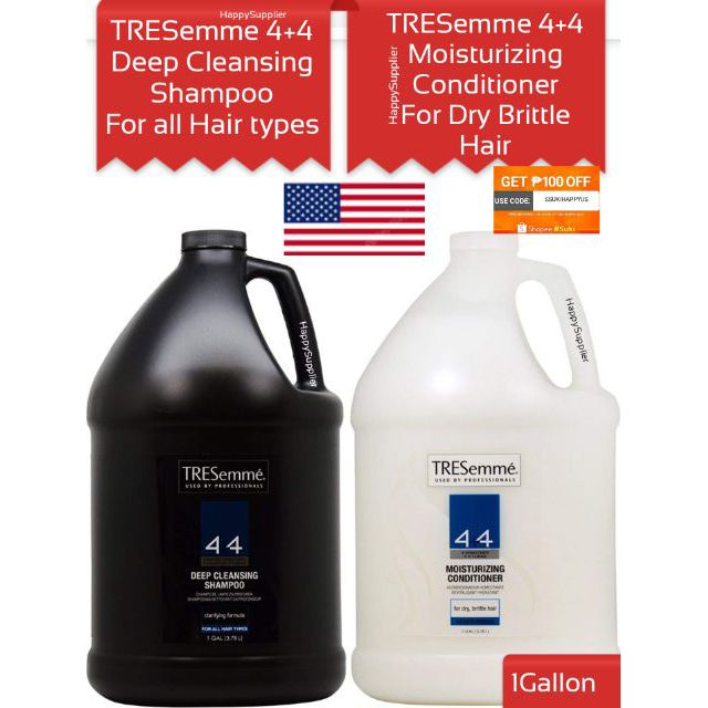 New Tresemme Deep Clean Shampoo Or Conditioner 1 U S Gallon Shopee Philippines