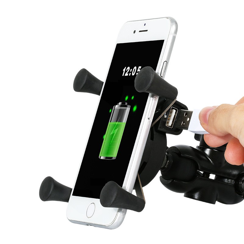 mobile phone holder for bike with charger