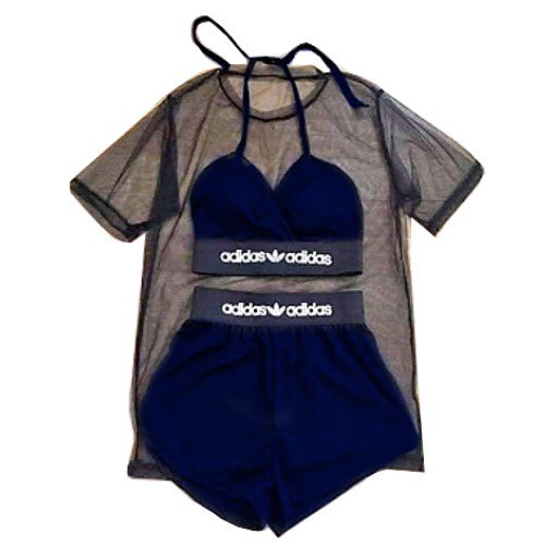 two piece adidas swimwear