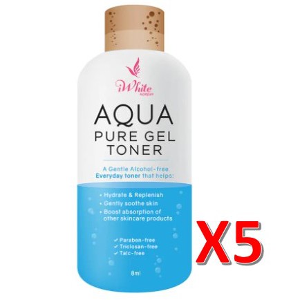 iwhite korea aqua pure gel toner