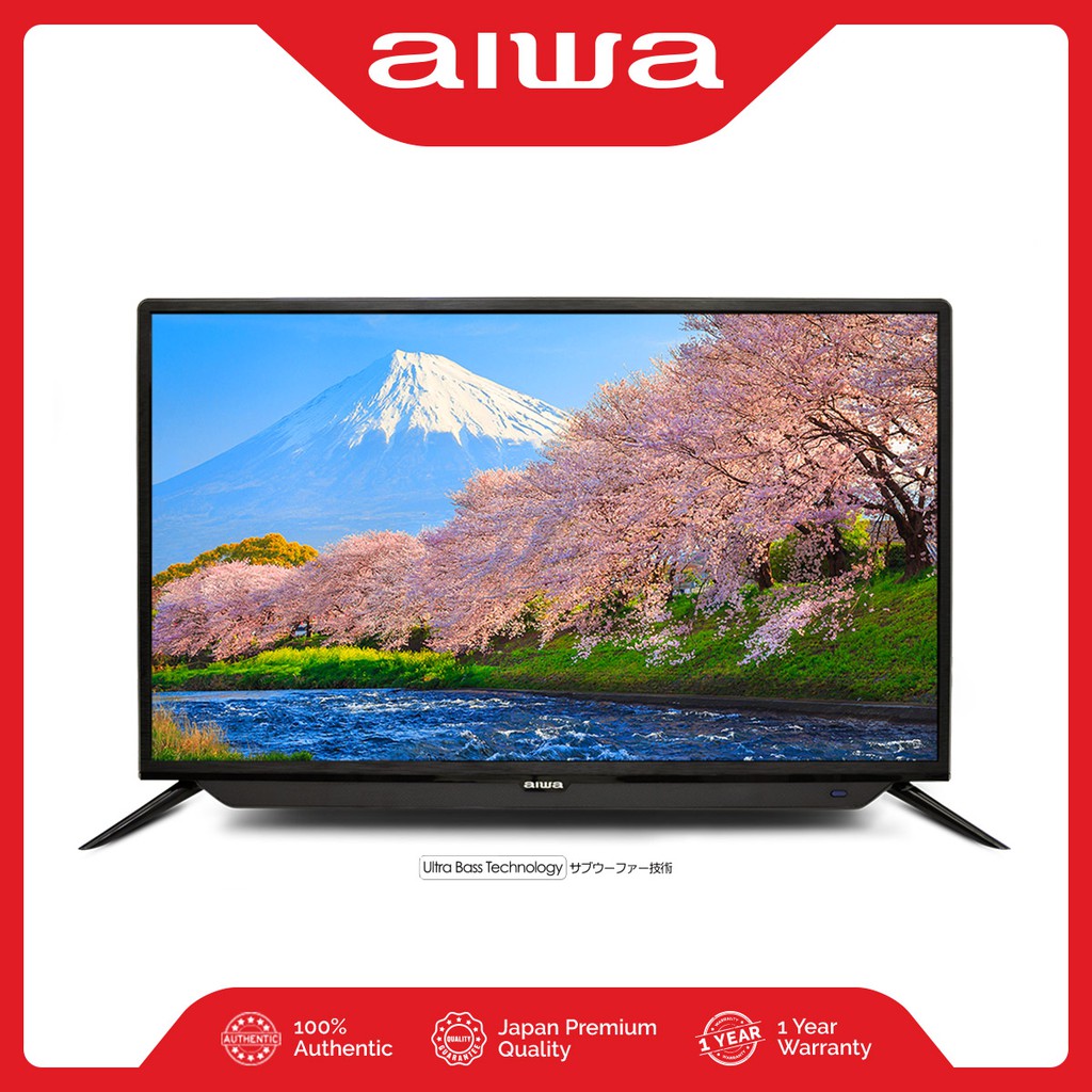 Aiwa 32 Inch Regular Flatscreen HD LED TV with Wallmount Model AW