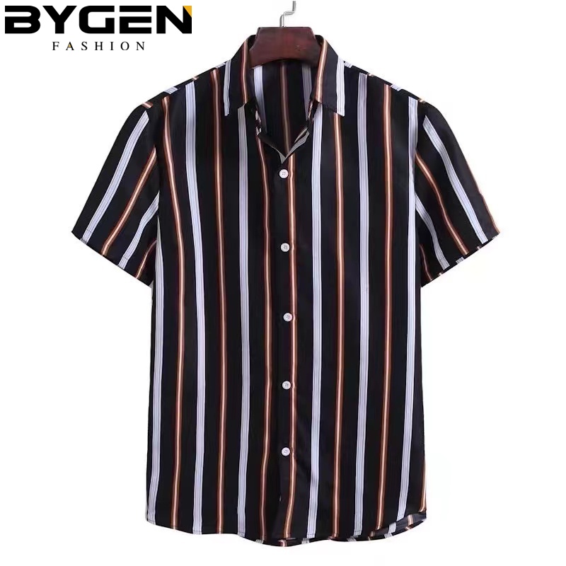 【BAON】[unisex] Shopee Stripe Collar Over Tee BAON】[unisex] Shopee Stripe Collar Over Tee