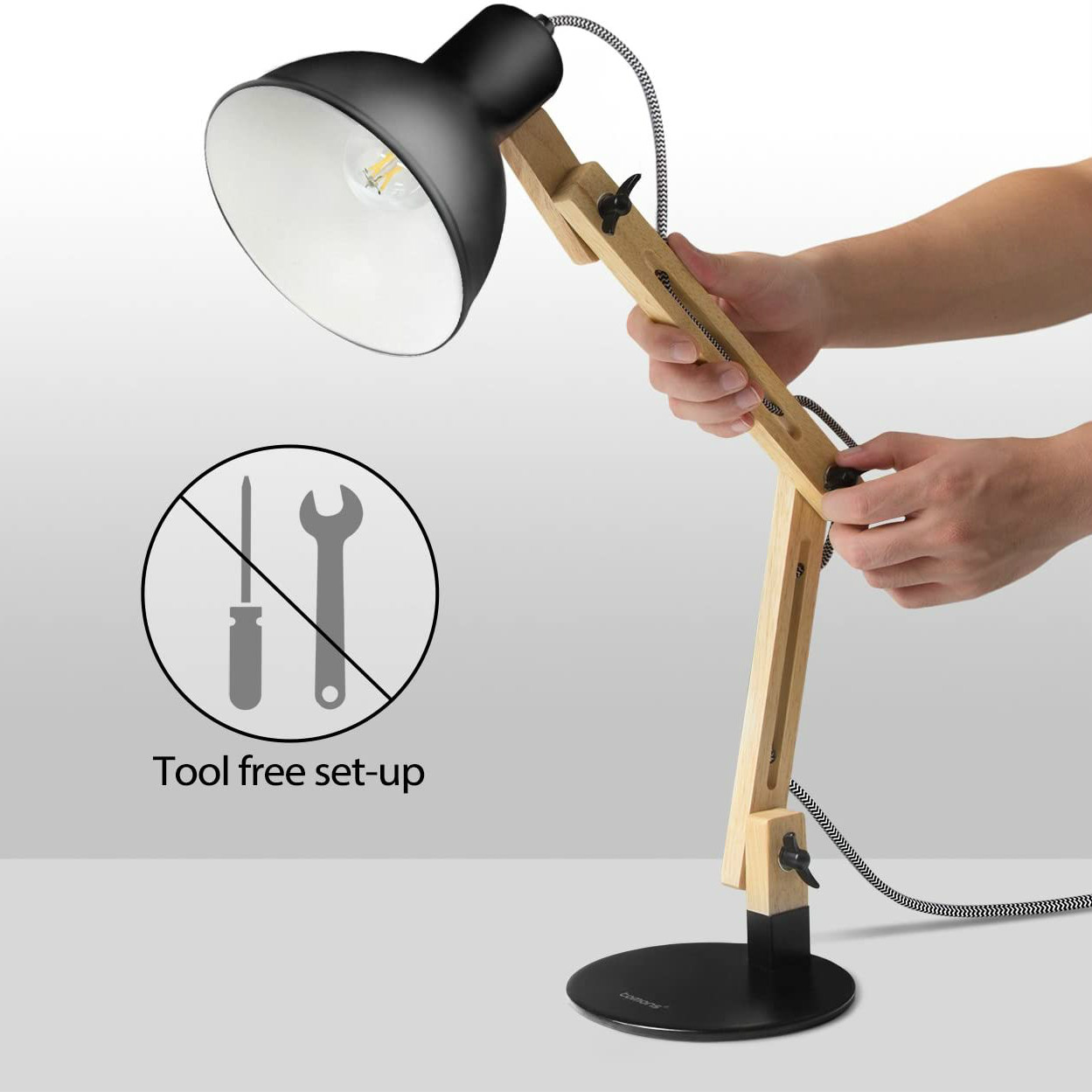 tomons swing arm desk lamp
