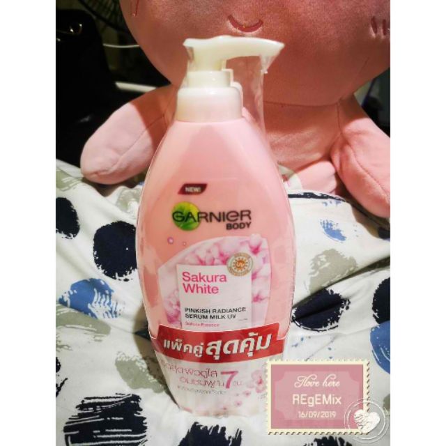 Garnier Body Lotion Sakura White 400ml Shopee Philippines