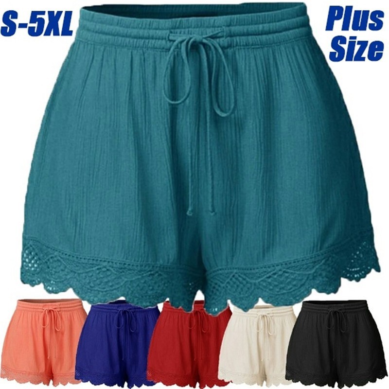 women's plus size summer shorts