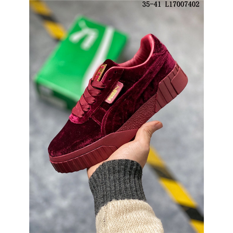 Casual Sneakers Women Wine Red Fashion 