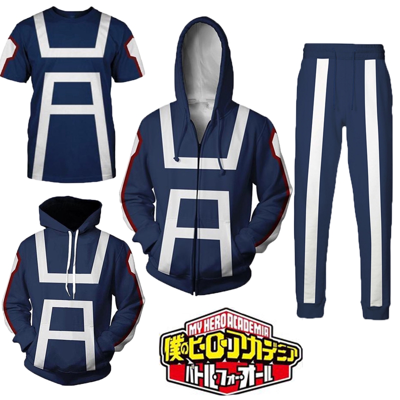 my hero academia gym uniform hoodie