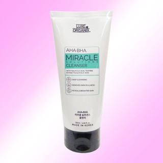 Luxe Organix Aha Bha Miracle Solutions Facial Cleanser 150ml | Shopee ...