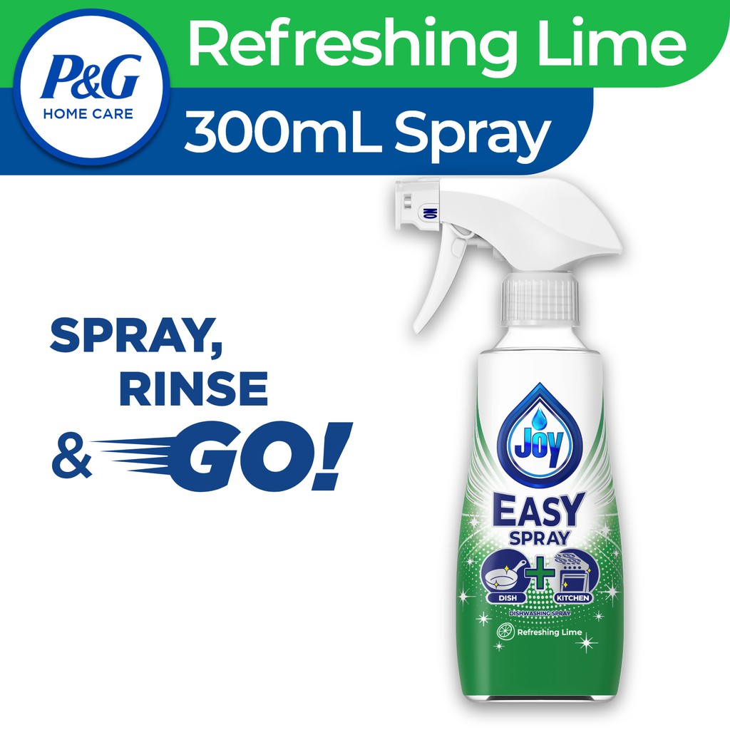 Joy Spray Fresh Lime Dishwashing Liquid Bottle (300mL) Shopee Philippines