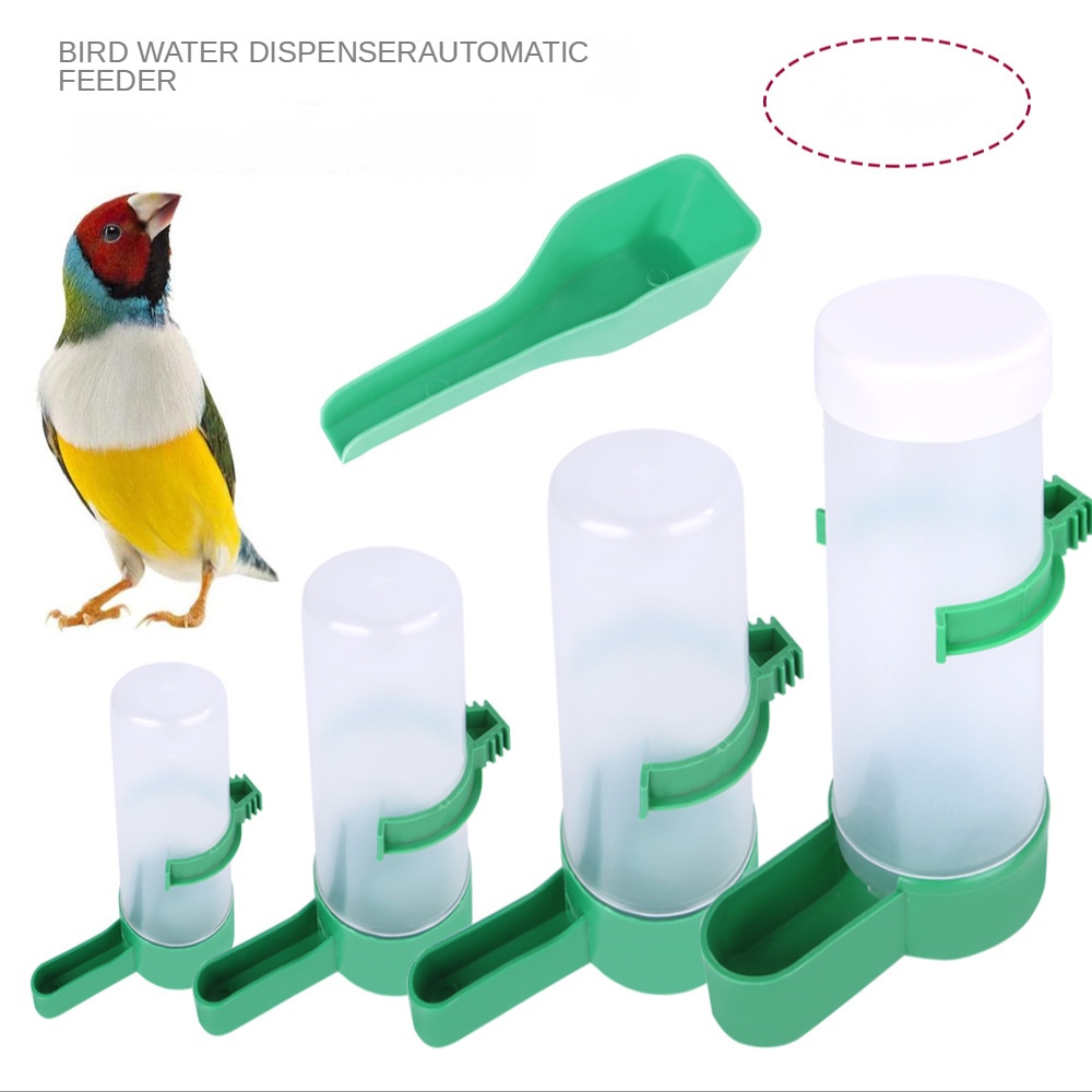 Lovhop Bird Feeder Water Drinker Feeding Cup Plastic Parrot Pigeon Tools 1PC 