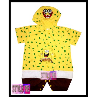 Spongebob Squarepants Costume Overall Jumpsuit Romper for Baby ...