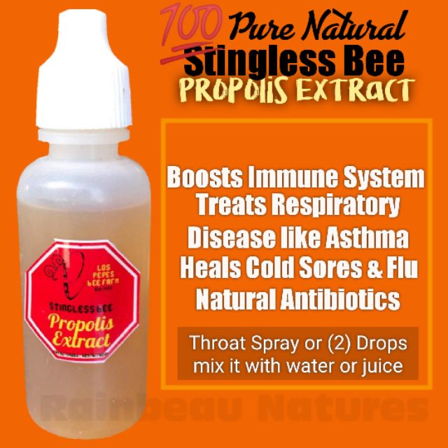 Pure Organic Stingless Bee Propolis Extract 30ml | Shopee Philippines