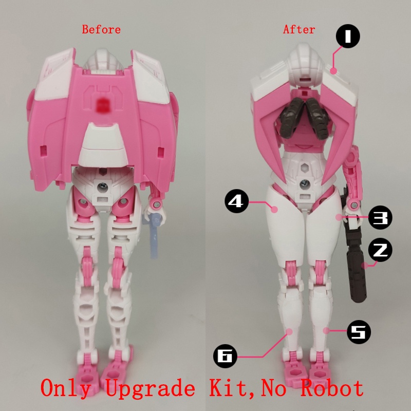 DIY Set NEW SO COOL 3D DIY Back/Legs/Big Gun Upgrade Kit FOR Earthrise Arcee 