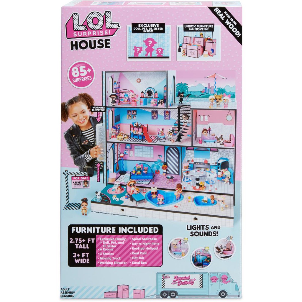 lol surprise doll house on sale