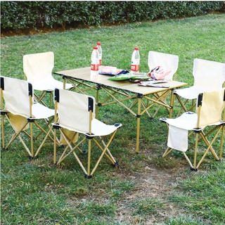 1 Table And Chair Picnic Set 6 Folding Chairs For Travel - Convenient ...