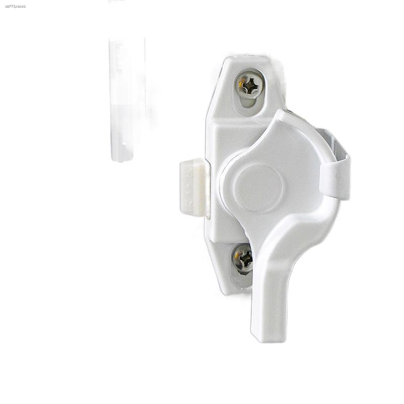 4pcs white crescent lock plastic steel sliding door window lock latch sliding door lock buckle