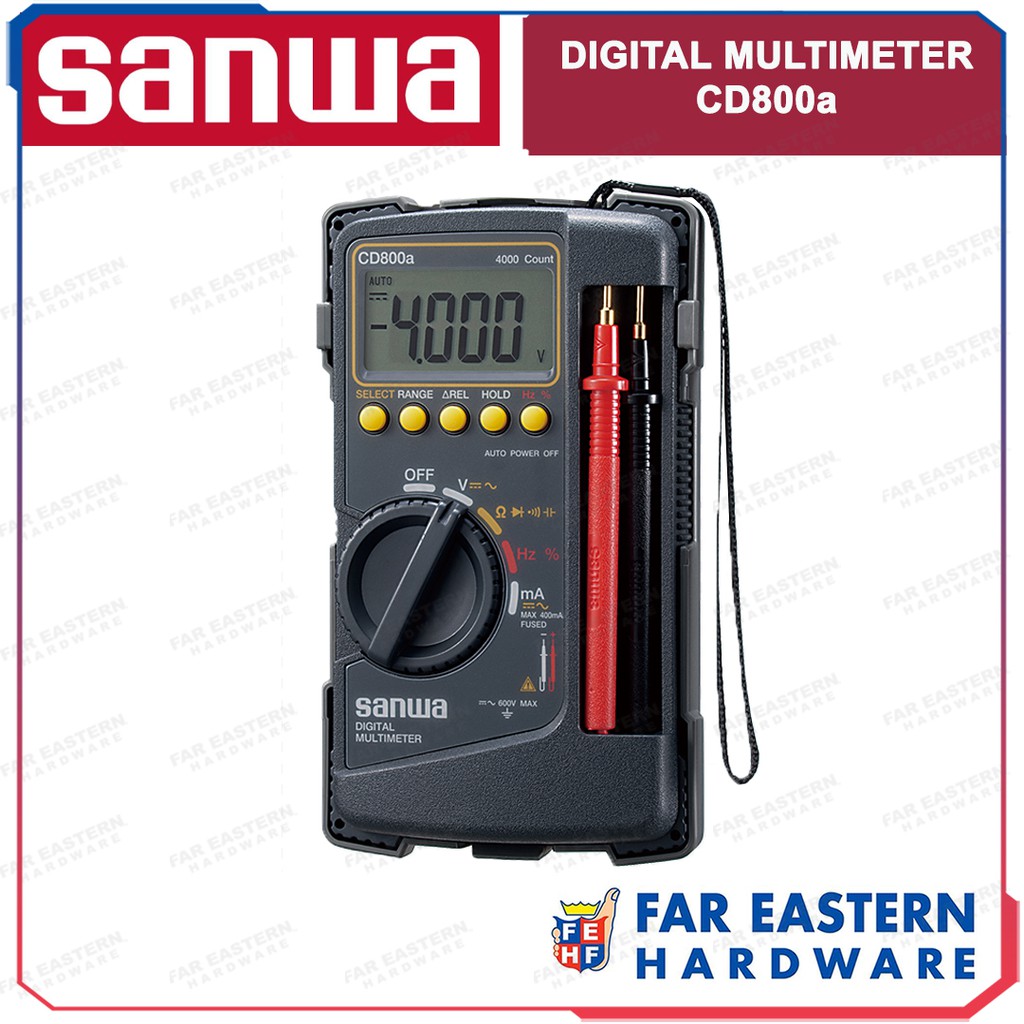 SANWA Digital Multimeter CD800a Shopee Philippines