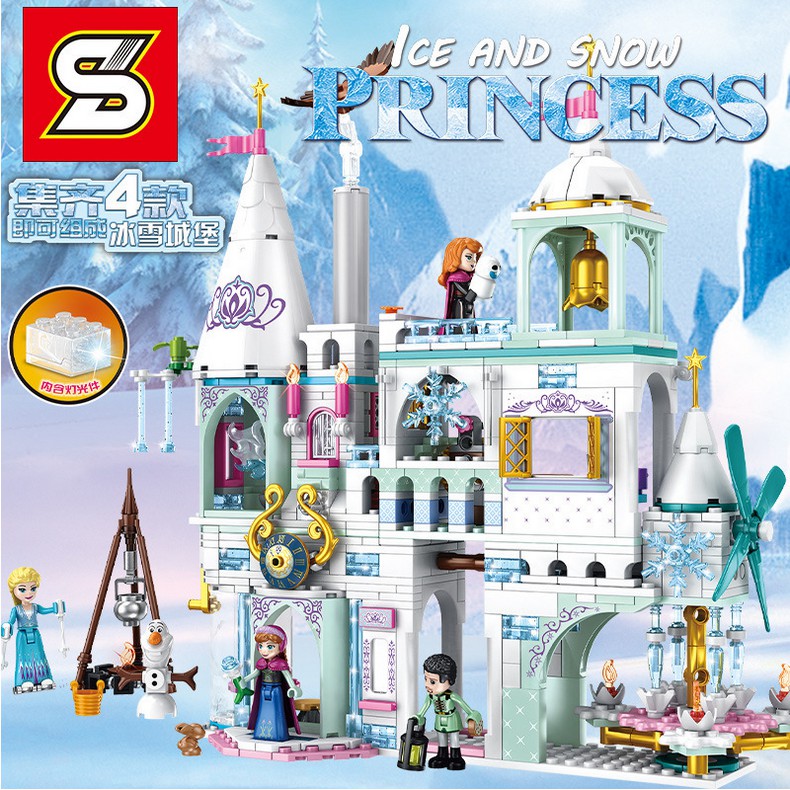 frozen 2 castle lego set