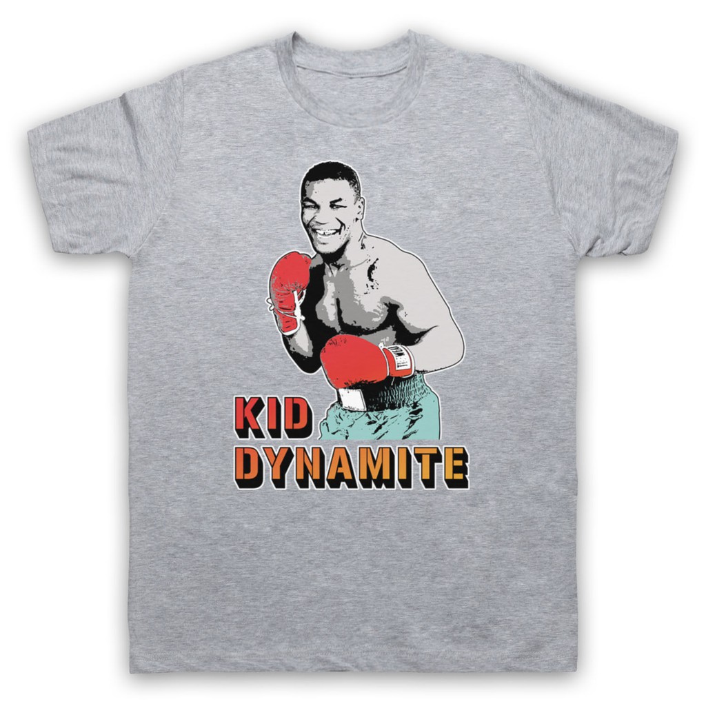 Iron Mike Tyson Boxing Legend Kid Dynamite Non Formal Men S T Shirt Shopee Philippines