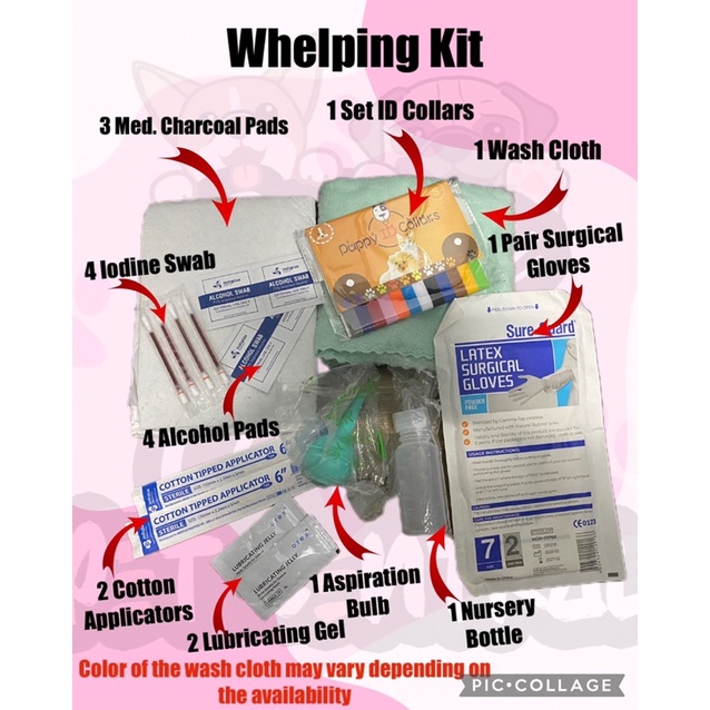 Whelping Kit with medicine box #4