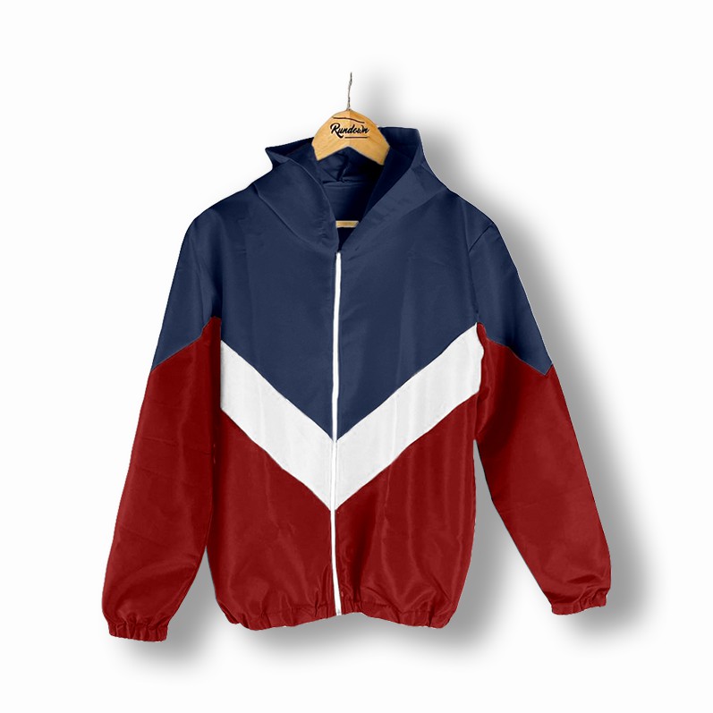Windbreaker Jacket Tricolor (V) Shopee Philippines