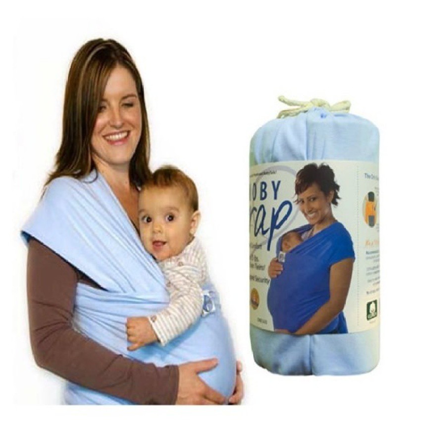 blue baby wrap