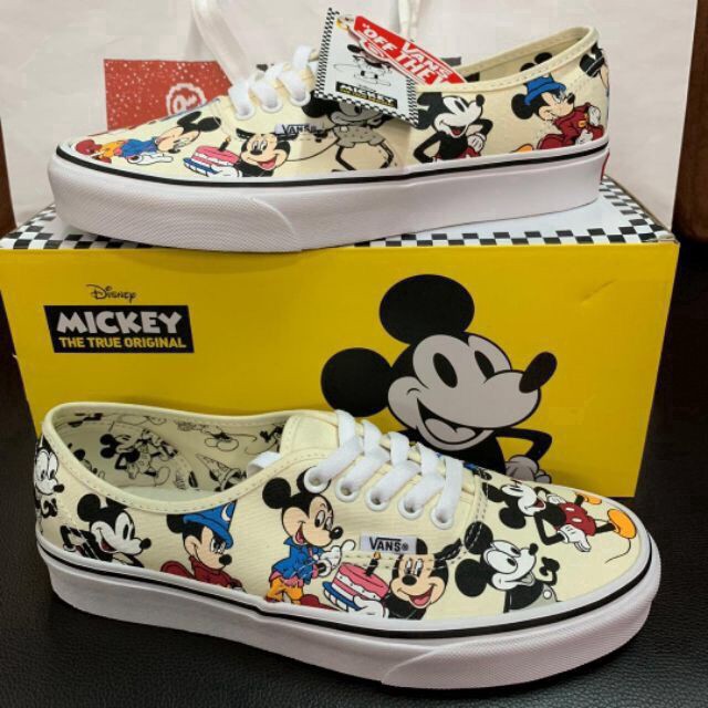 100 Original Disney x Vans MICKEY MOUSE Shoes For Men