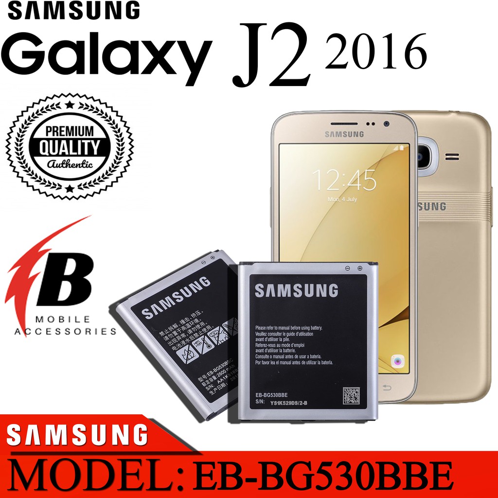 Samsung Galaxy J2 16 Battery Eb Bg530cbc Oem Shopee Philippines