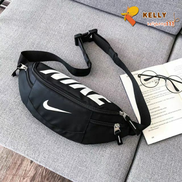 nike leather fanny pack