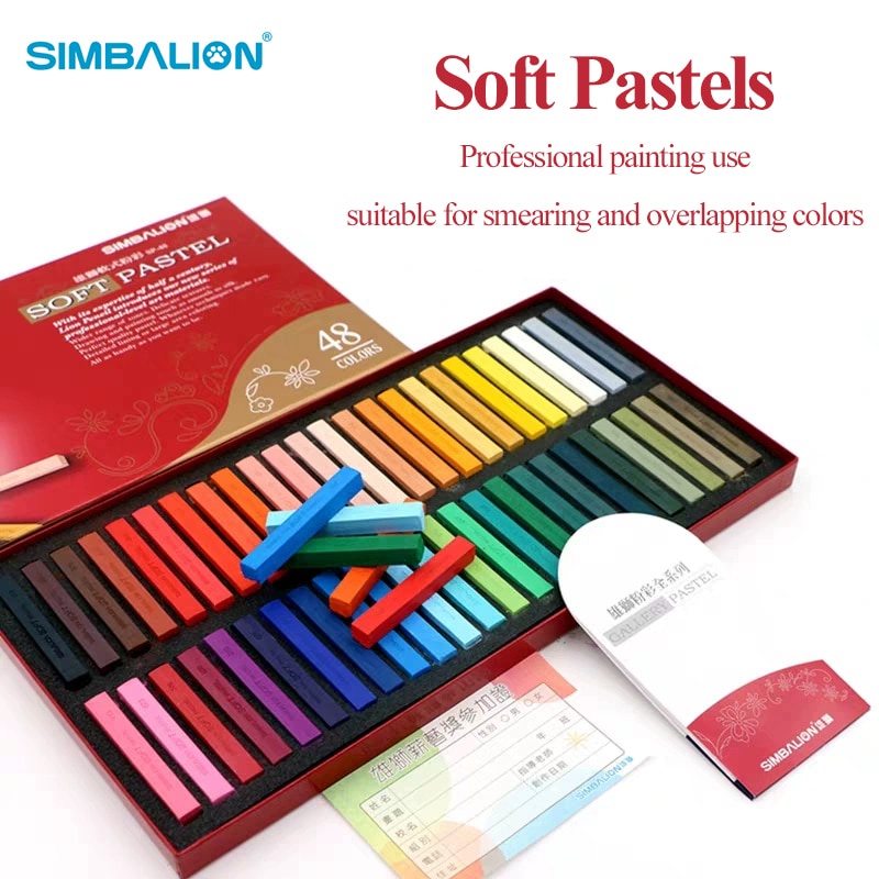 LifeMaster Simbalion Soft Pastel Set Professional Chalk Pastels Art Set  Painting Supplies