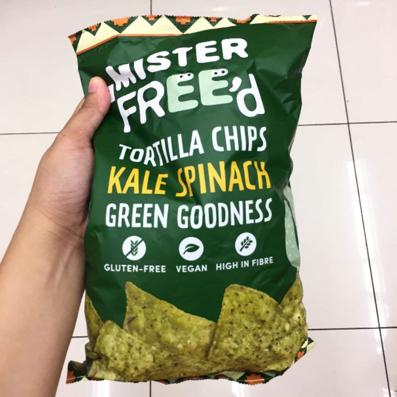 MISTER FREED TORTILLA CHIPS KALE SPINACH Shopee Philippines