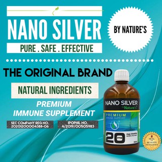 NANO SILVER by NATURE'S 500ml ORIGINAL. THE ONLY BRANDED NANOSILVER ...