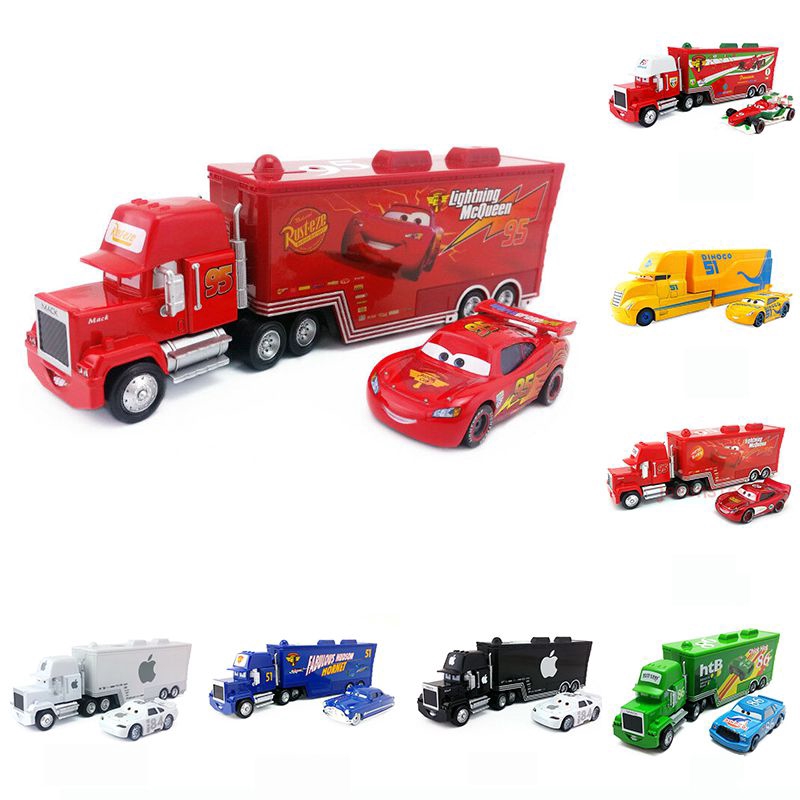 Pixar Cars Mack Lightning McQueen King Jackson Storm Racer Truck Car Kids  Toy | Shopee Philippines